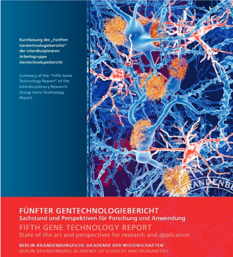 Titelbild/Einband der Kurzfassung des 5. Gentechnologieberichts