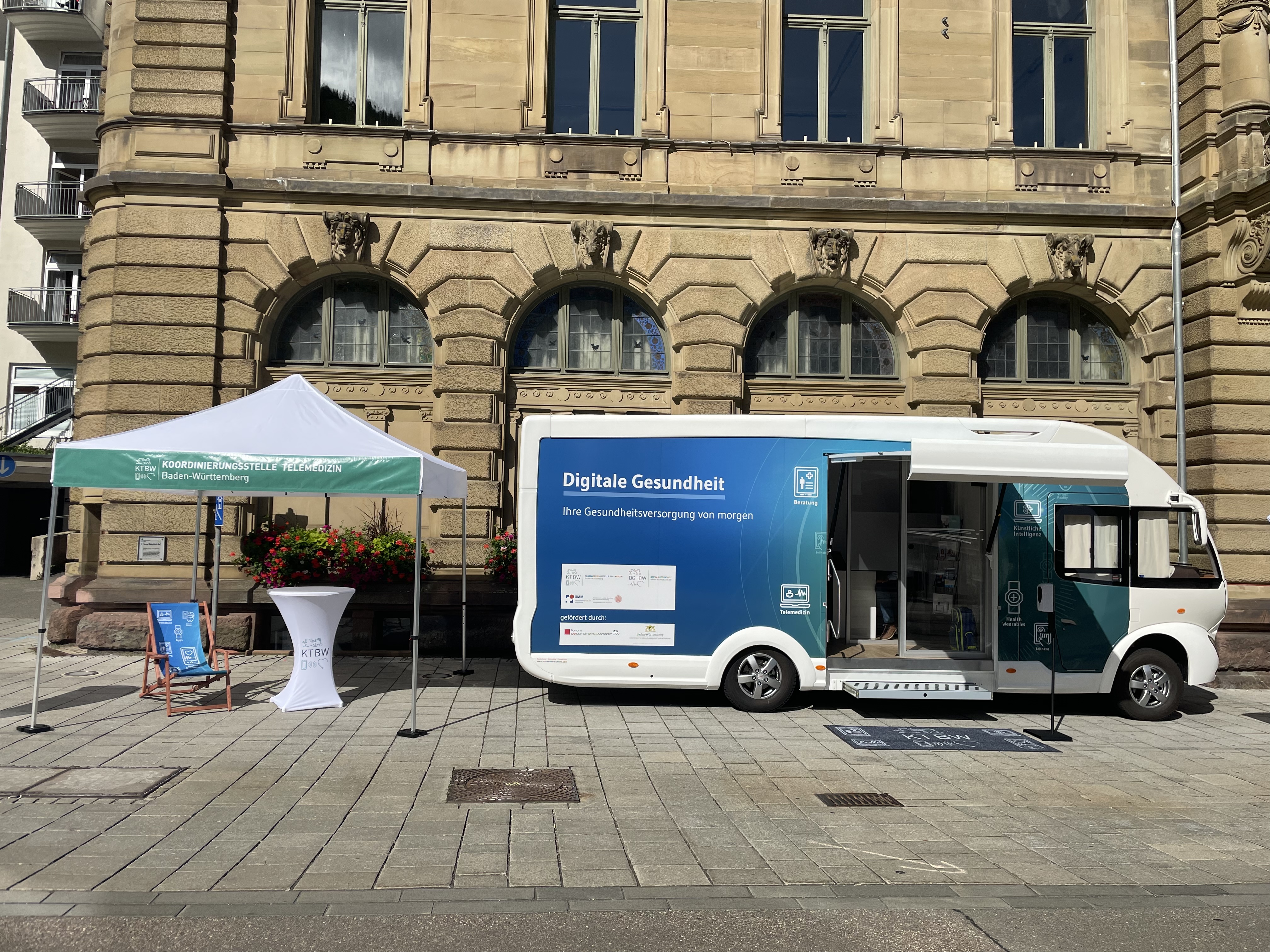 Der Digital Health Truck in Bad Wildbad.