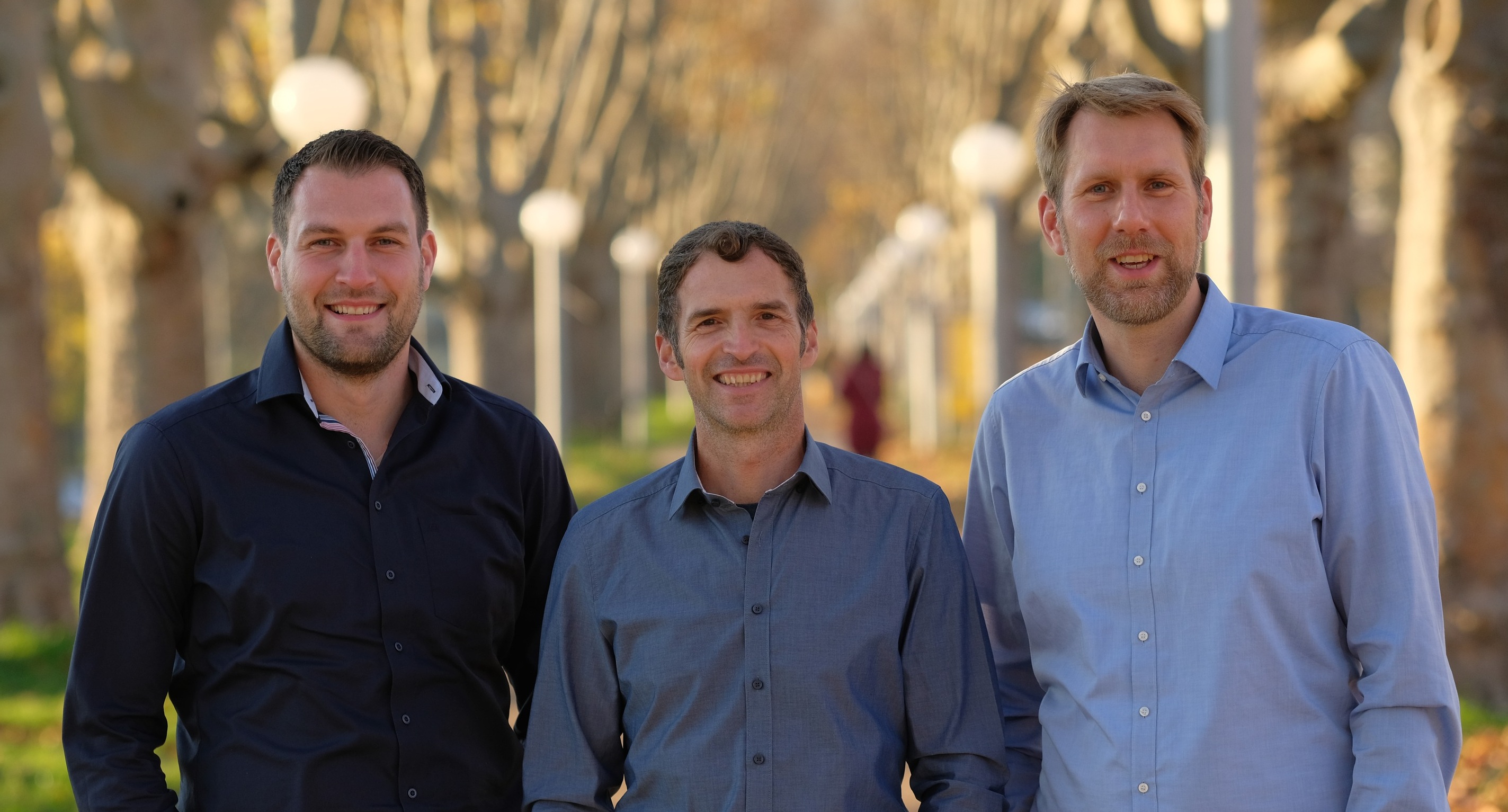 Photo of the three company founders
