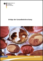The cover of the brochure shows agar plates with bacterial cultures and a scientist spreading the cultures on the plate.