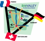 Zu sehen ist das Logo des trinationalen BioValley