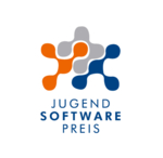 Es ist das Logo des Jugendsoftwarepreises dargestellt.