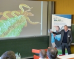 Zu sehen ist Prof. Dr. Blessing während seines Vortrags