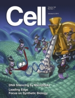 zu sehen ist das Cover der rennomierten Fachzeitschrift Cell