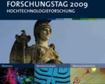 Forschungstag 09 der Landesstiftung Baden-Württemberg. Zu sehen ist das Poster mit der Ankündigung.