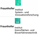 Logos der Fraunhofer Institute IGB und ISI