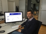 Rolf Backofen sitting in front of his PC.